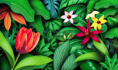 植物花卉背景图片素材_免费下载_psd图片格式_VRF高清图片400120300
